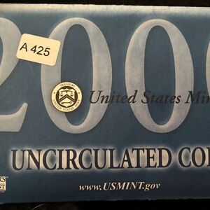 United States Mint 2000 Uncirculated Coin Set - Blue